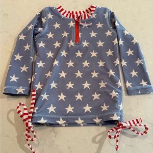 Caden Lane 1/4 Zipup Rashguard Size 12-18 Mos